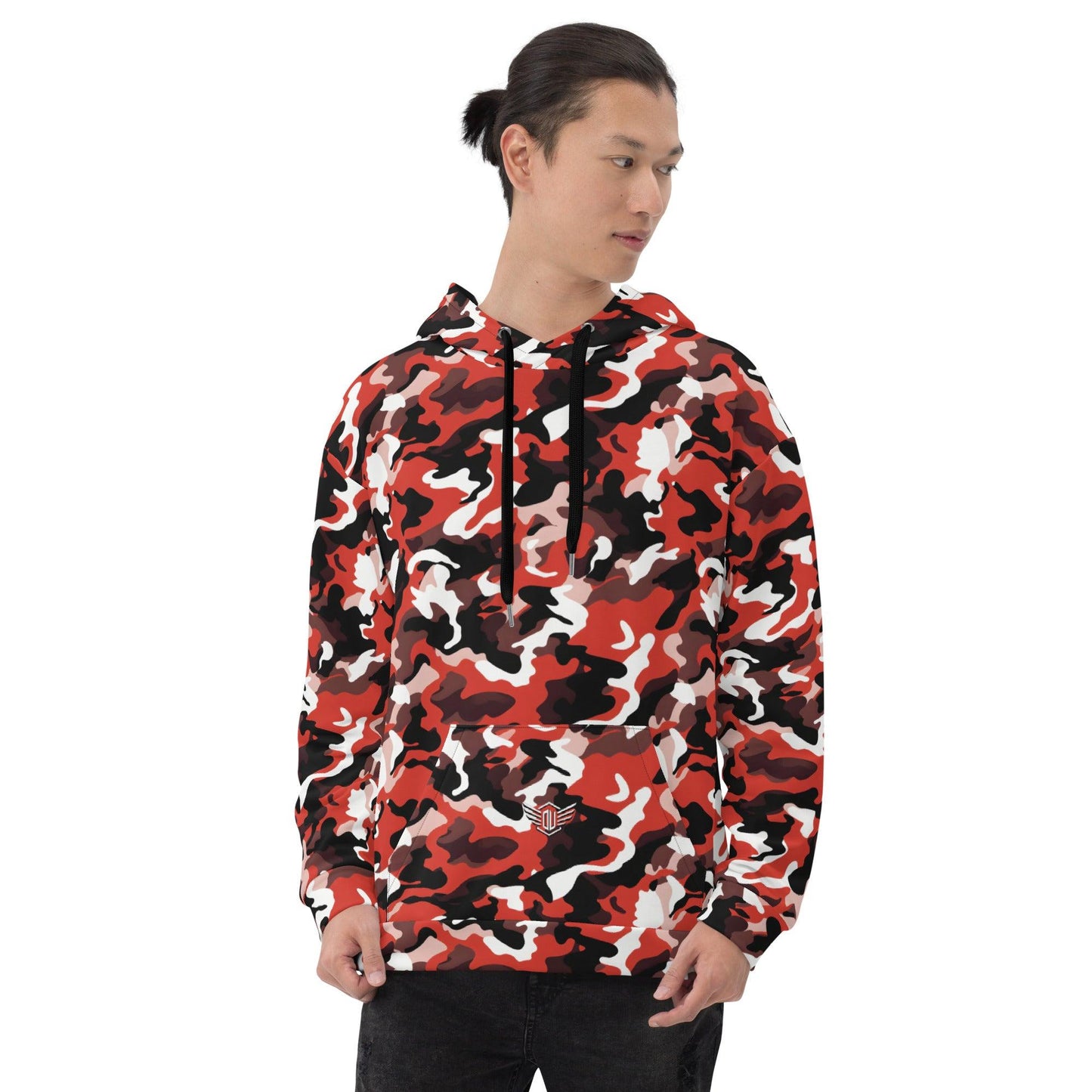 Unisex Hoodie | Camouflage Red Dazz'Up Store