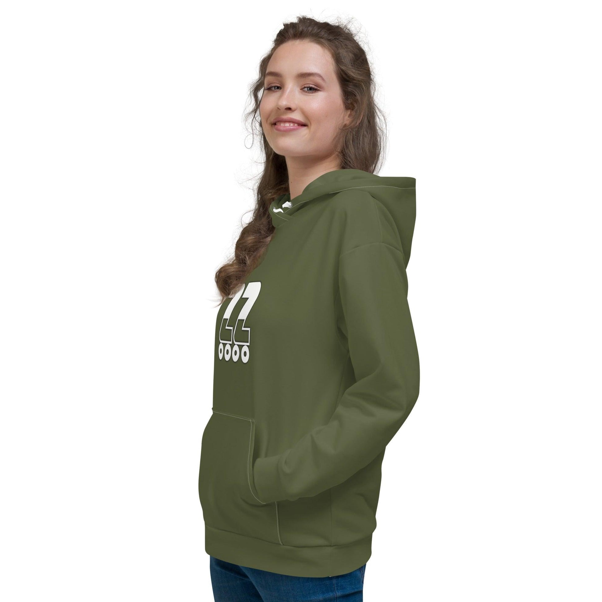 Unisex Hoodie  Dazz’Up | Olive Dazz'Up Store