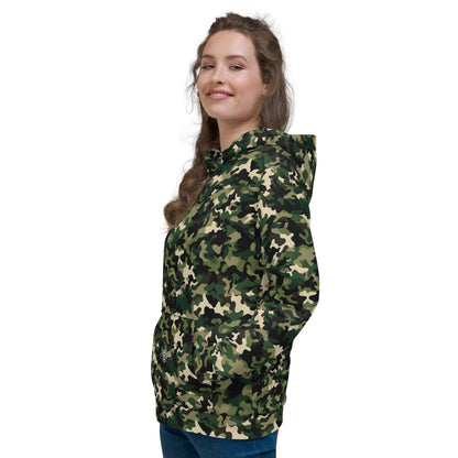 Unisex Hoodie | Green Camouflage Dazz'Up Store