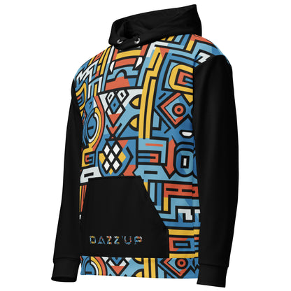 Unisex Hoodie | Ndebele 1 | Black Dazz'Up Store