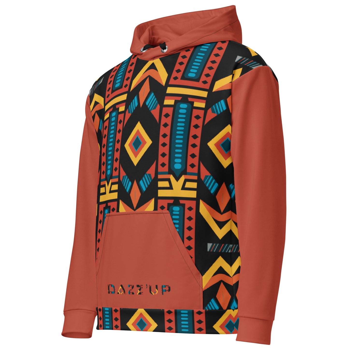 Unisex Hoodie. | Ndebele 2 | Red Dazz'Up Store