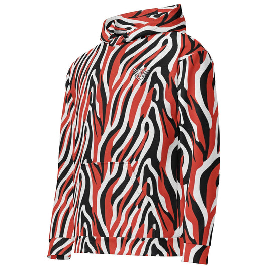 Unisex Hoodie Animal | Red Zebra Dazz'Up Store