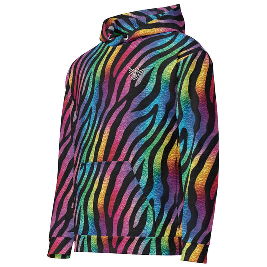 Unisex Hoodie Animal | Rainbow Zebra Dazz'Up Store