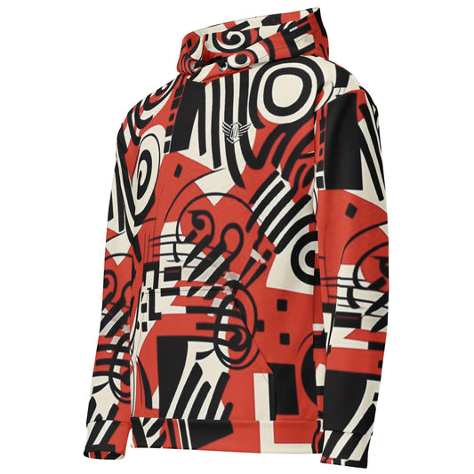 Unisex Hoodie | Red&White Dazz'Up Store