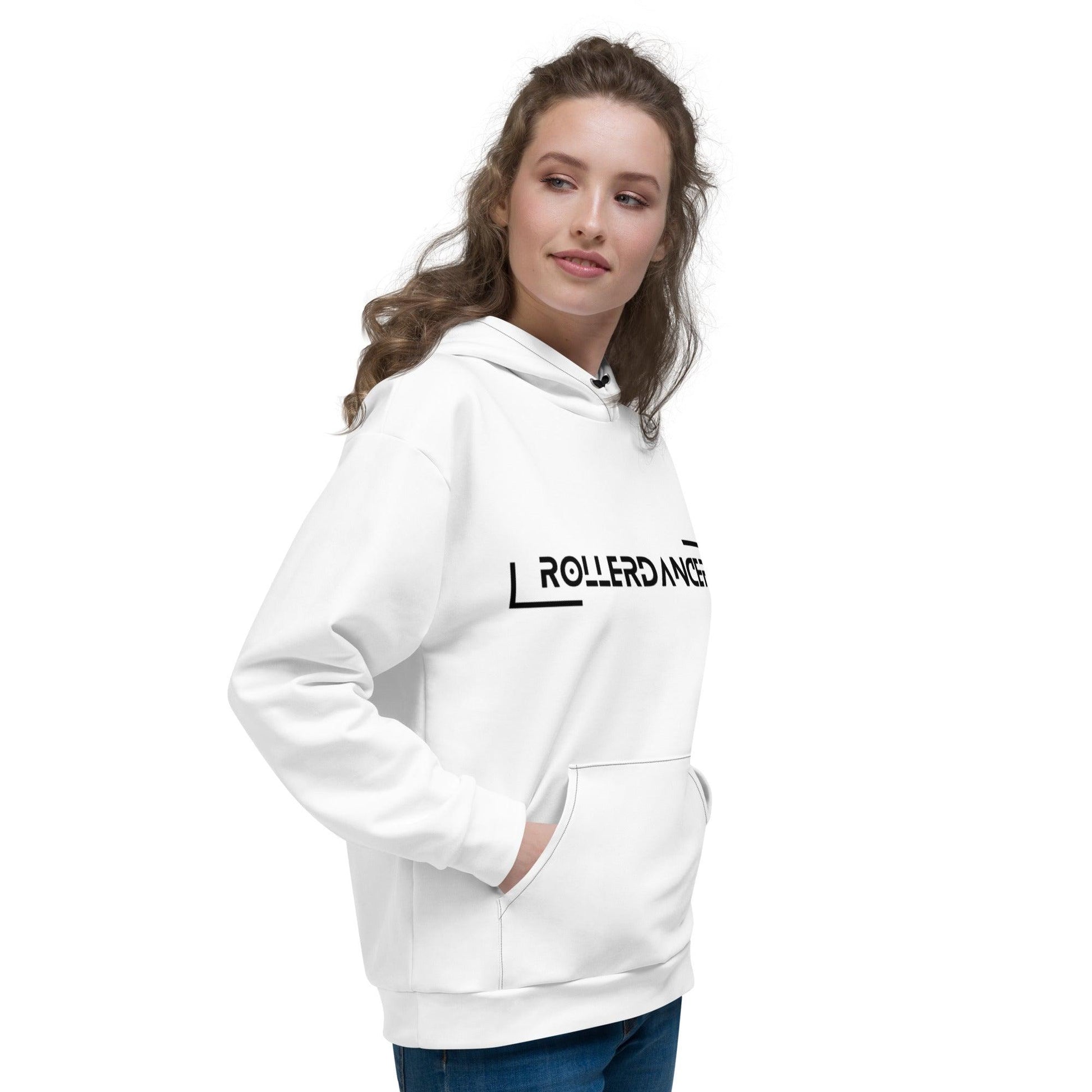 Unisex Hoodie | Rollerdancer | White Dazz'Up Store