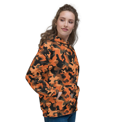 Unisex Hoodie | Camouflage Orange Dazz'Up Store