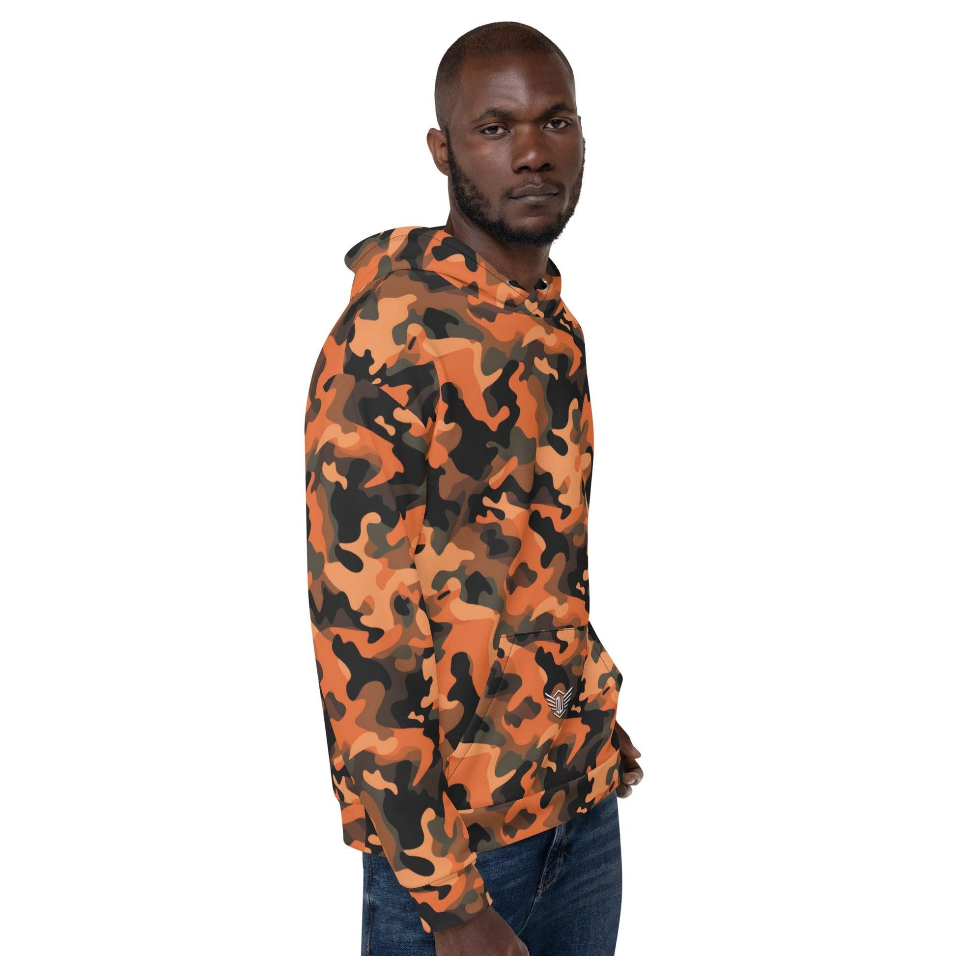 Unisex Hoodie | Camouflage Orange Dazz'Up Store