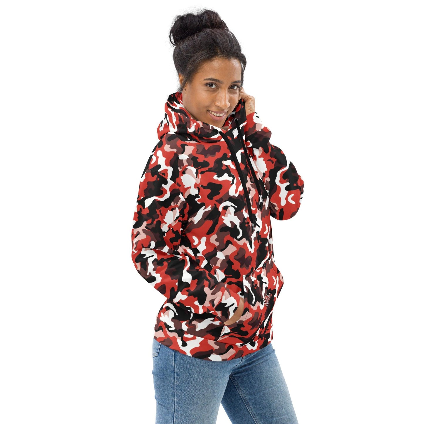 Unisex Hoodie | Camouflage Red Dazz'Up Store