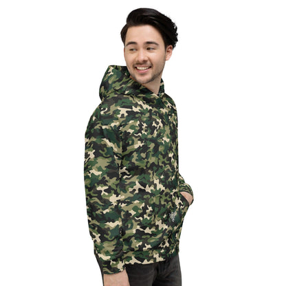 Unisex Hoodie | Green Camouflage Dazz'Up Store