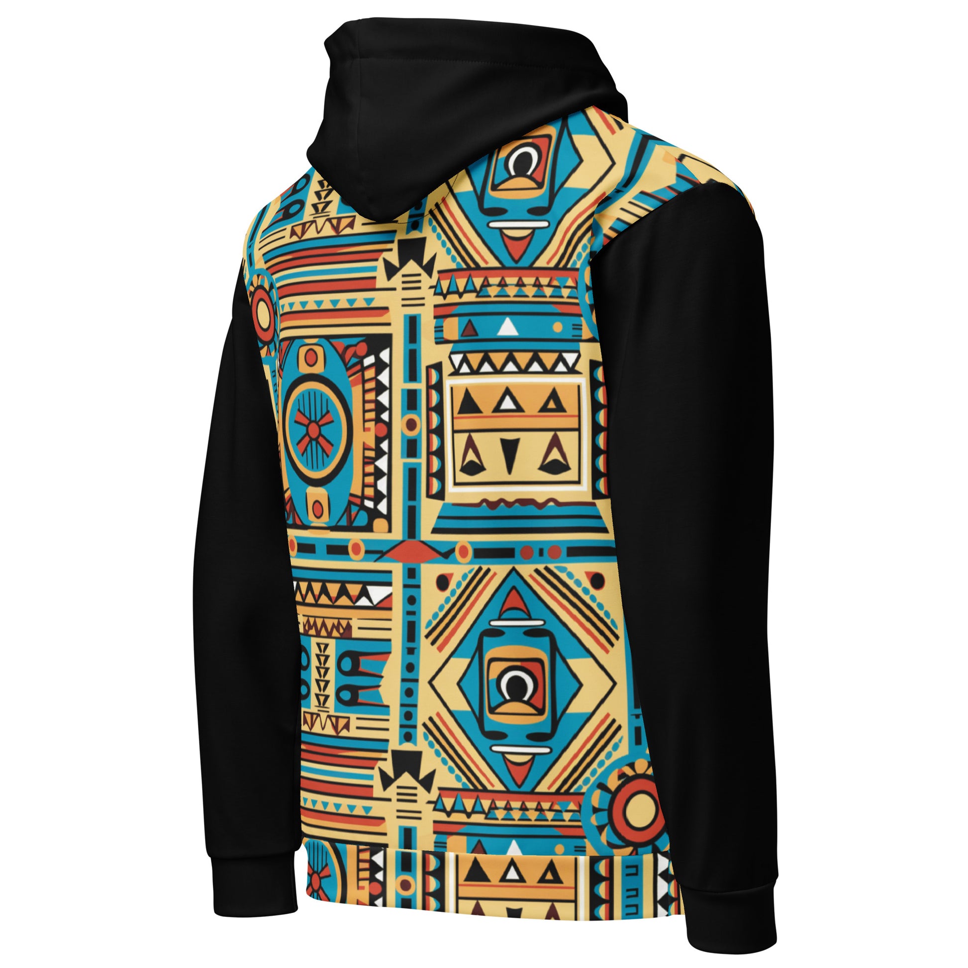 Unisex Hoodie | Afro Print Ndebele 5 | Black Dazz'Up Store