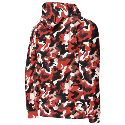 Unisex Hoodie | Camouflage Red Dazz'Up Store