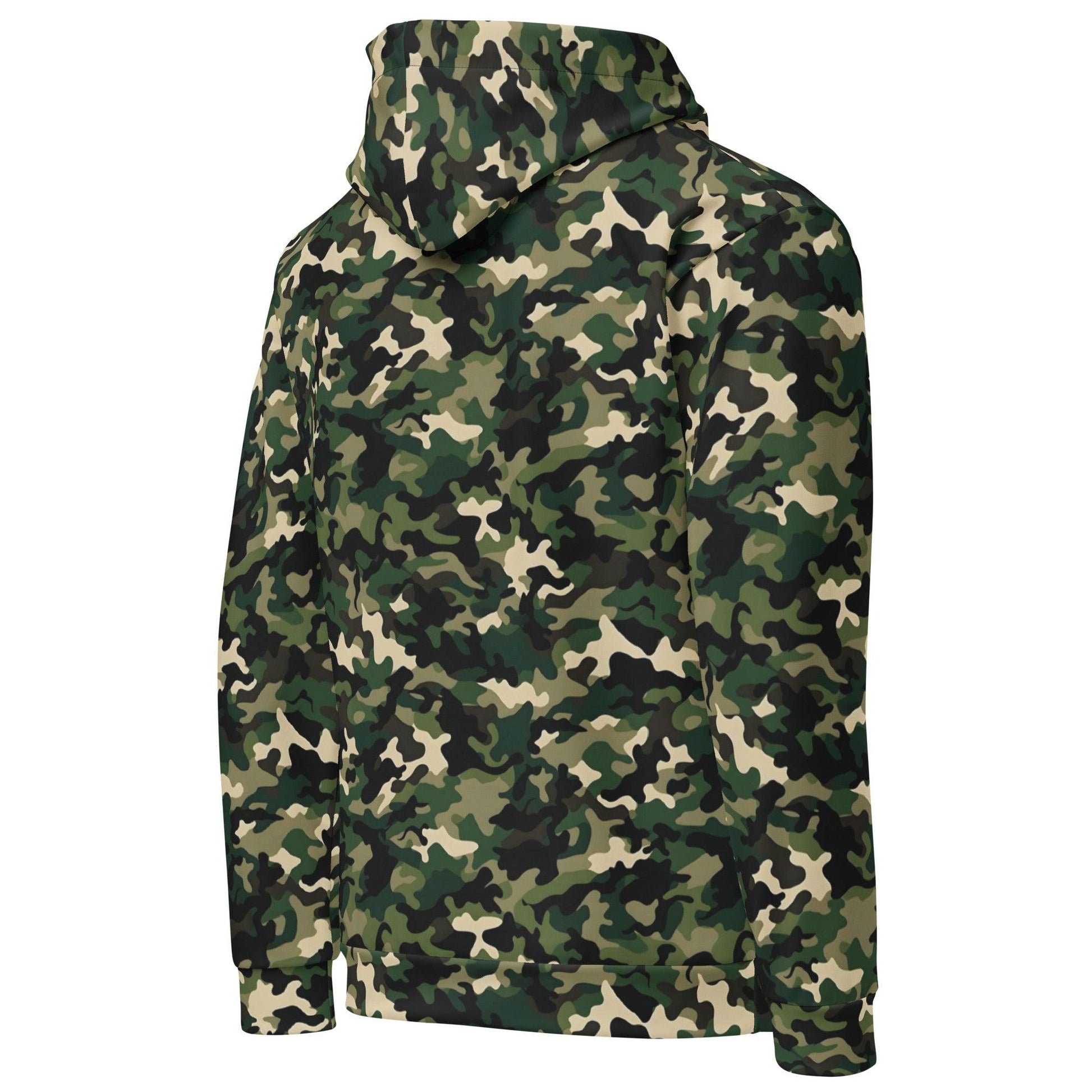 Unisex Hoodie | Green Camouflage Dazz'Up Store