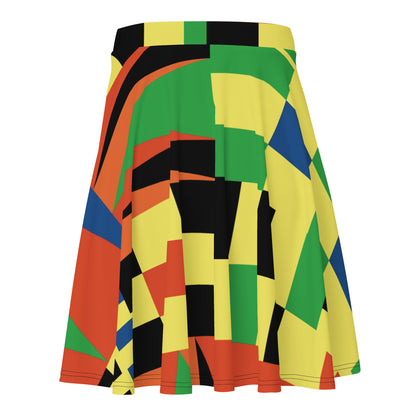 Skater Skirt | Afro Print Kente Dazz'Up Store