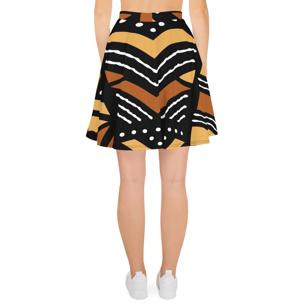 Skater Skirt Afro print Mud Dazz'Up Store