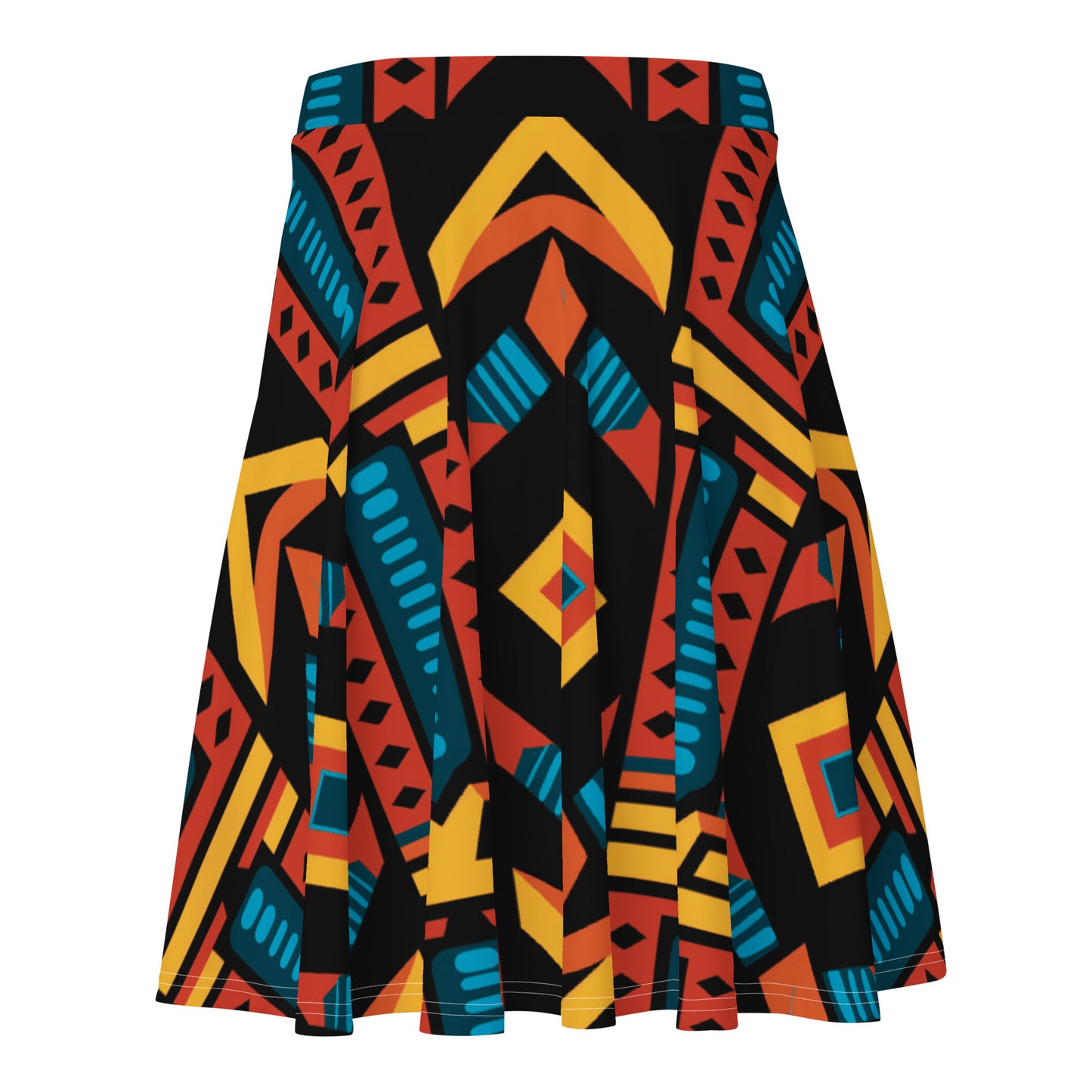 Skater Skirt | Afro Print Ndebele 2 Dazz'Up Store