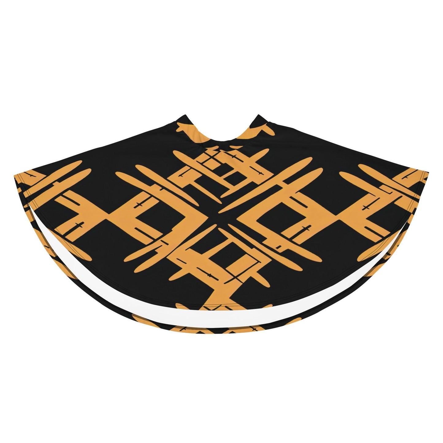 Skater Skirt | black and yellow pattern Dazz'Up Store