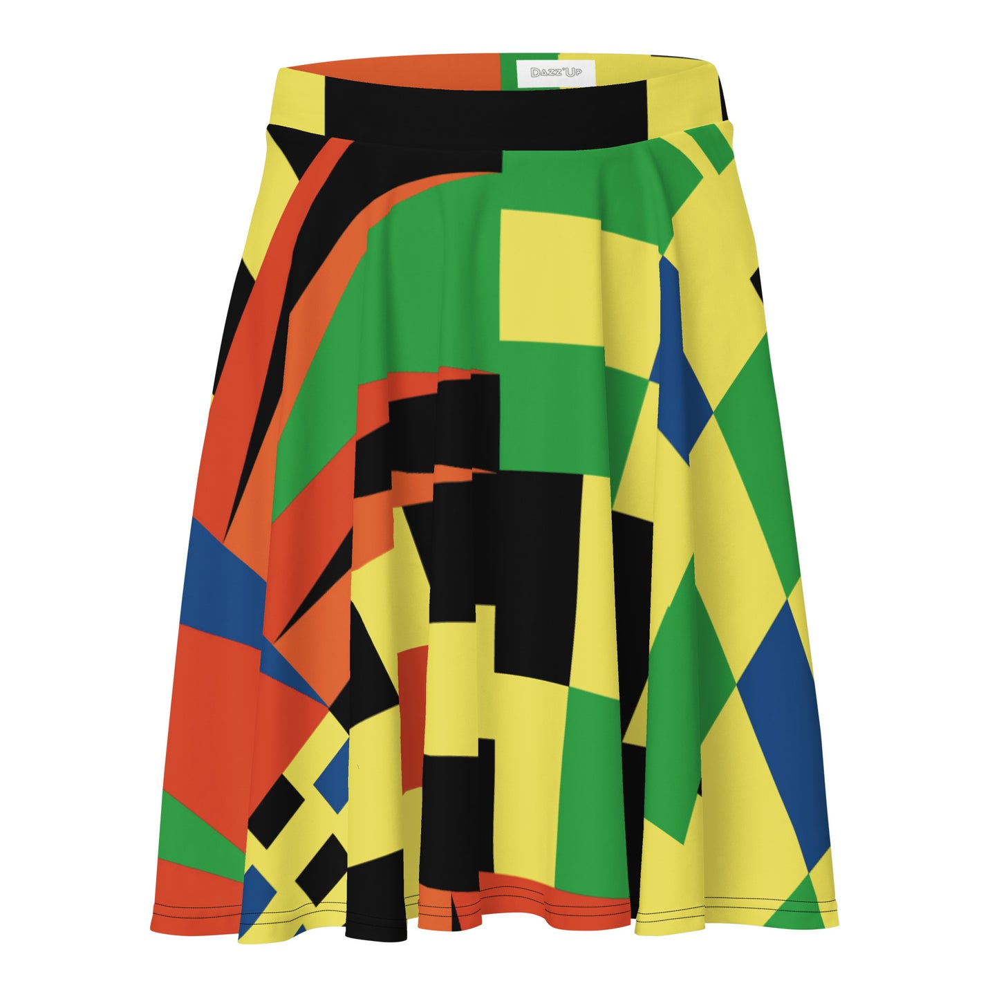 Skater Skirt | Afro Print Kente Dazz'Up Store