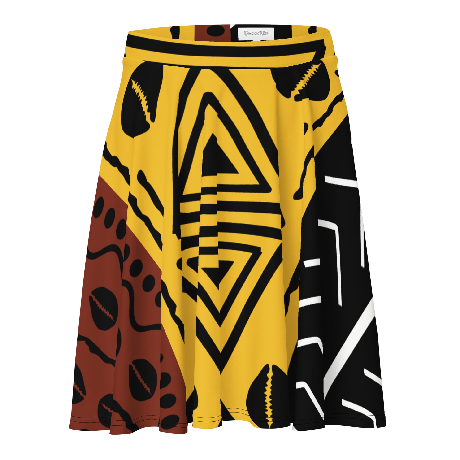 Skater Skirt | Afro Print 2 Dazz'Up Store