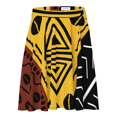 Skater Skirt | Afro Print 2 Dazz'Up Store