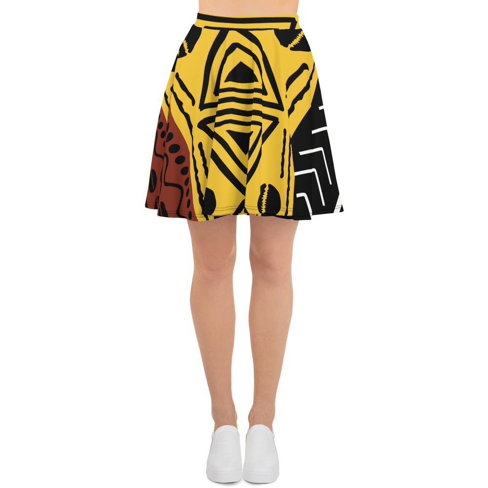 Skater Skirt | Afro Print 2 Dazz'Up Store