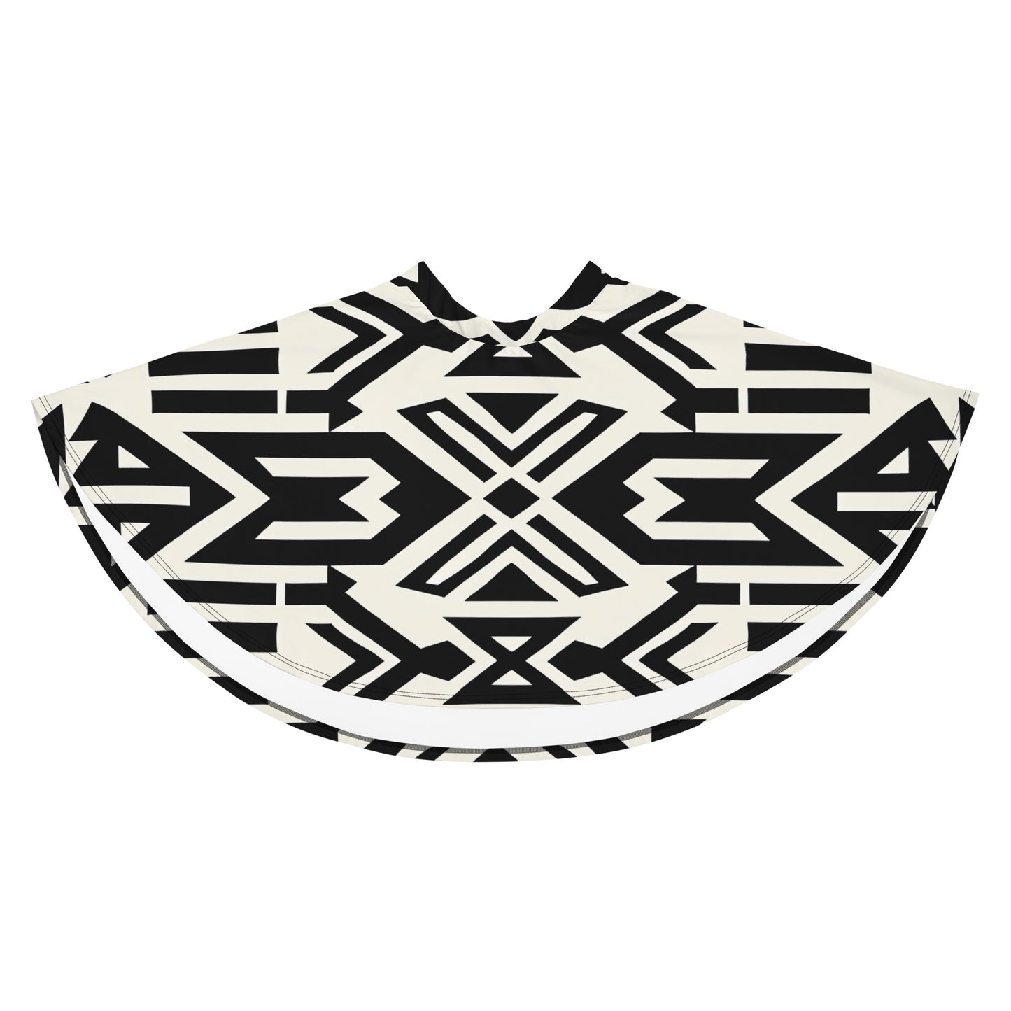 Skater Skirt | Afro Print Black and White 2 Dazz'Up Store