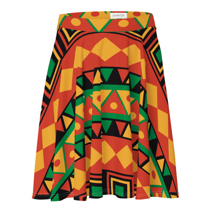 Skater Skirt | Afro Print Dazz'Up Store