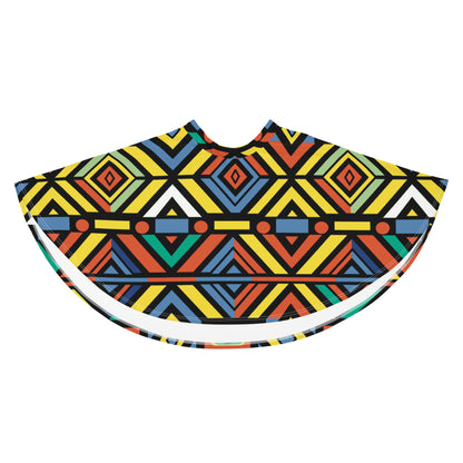 Skater Skirt | Afro Print Ndebele 3 Dazz'Up Store