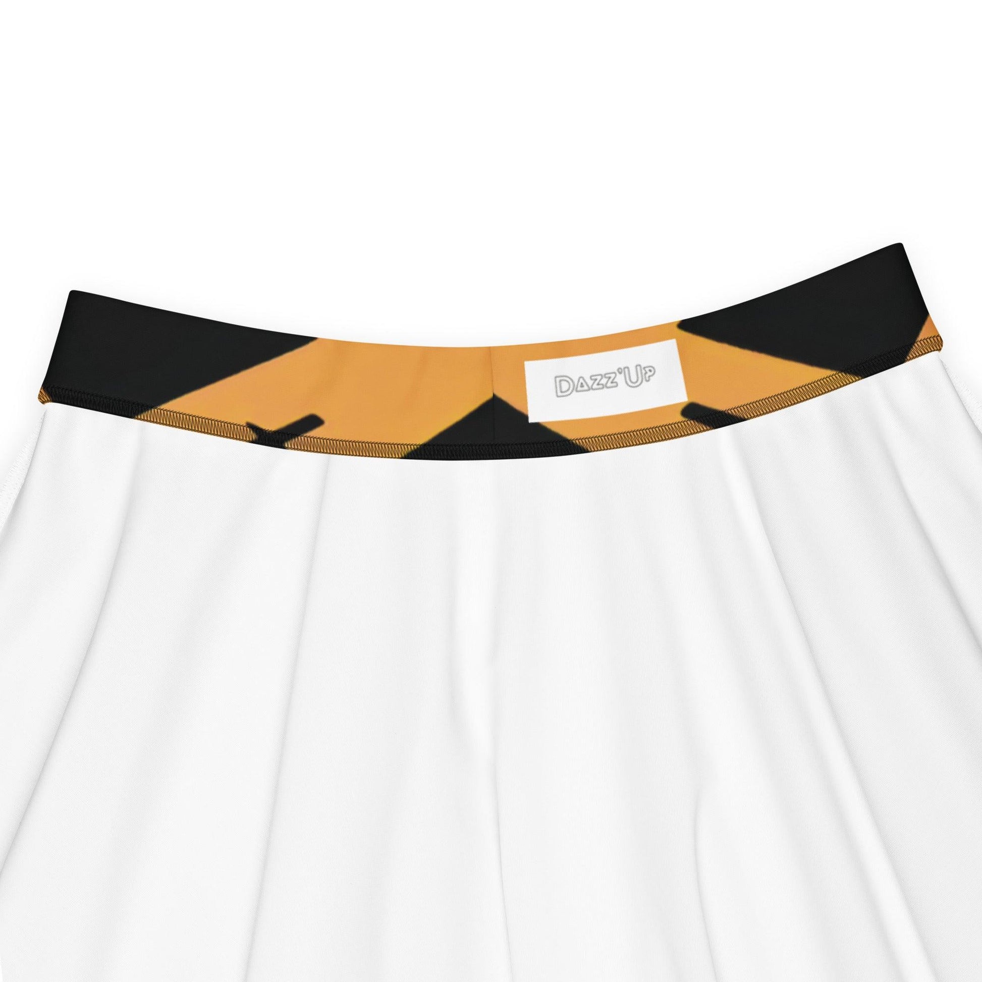 Skater Skirt | black and yellow pattern Dazz'Up Store