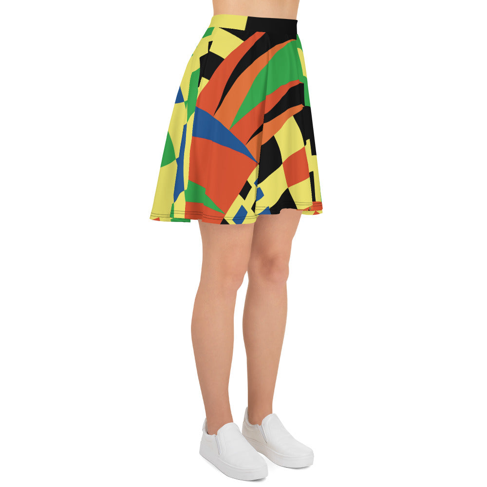 Skater Skirt | Afro Print Kente Dazz'Up Store