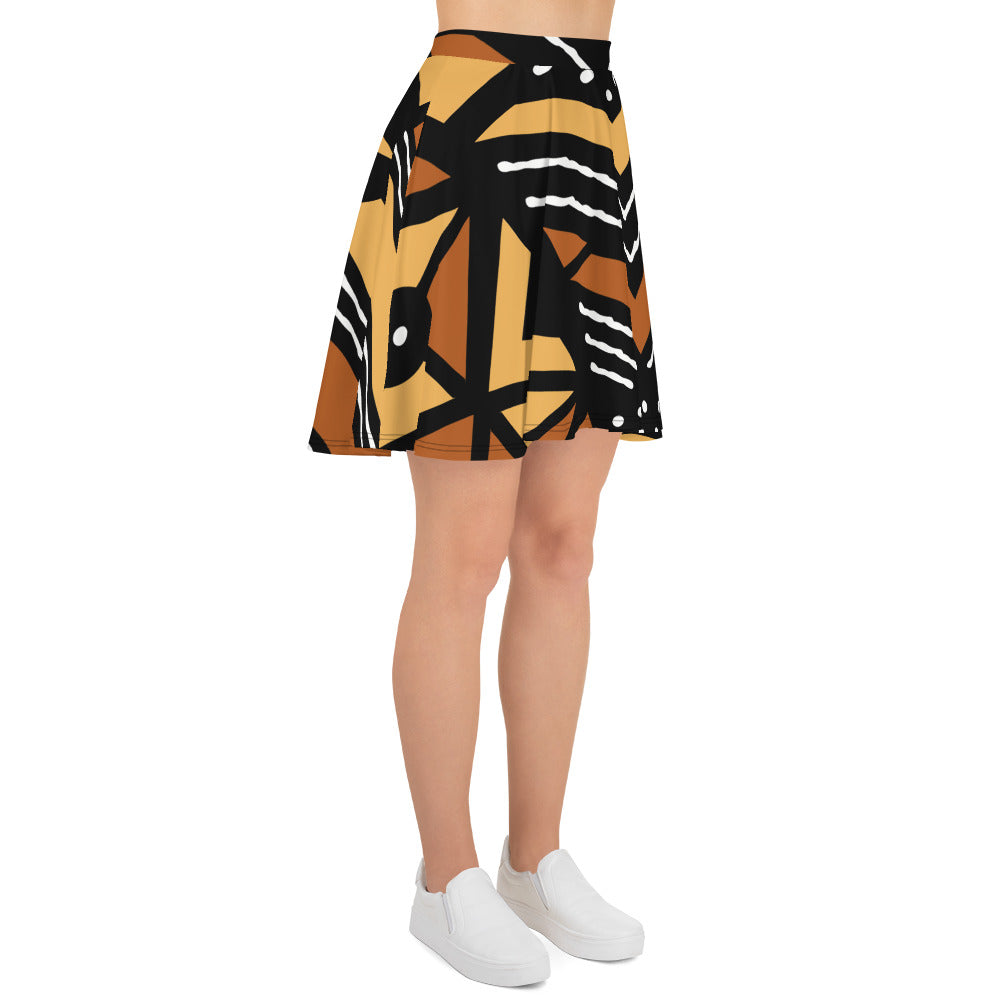 Skater Skirt Afro print Mud Dazz'Up Store