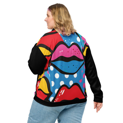 Unisex Bomber Jacket | Pop Art Print 3 Dazz'Up Store