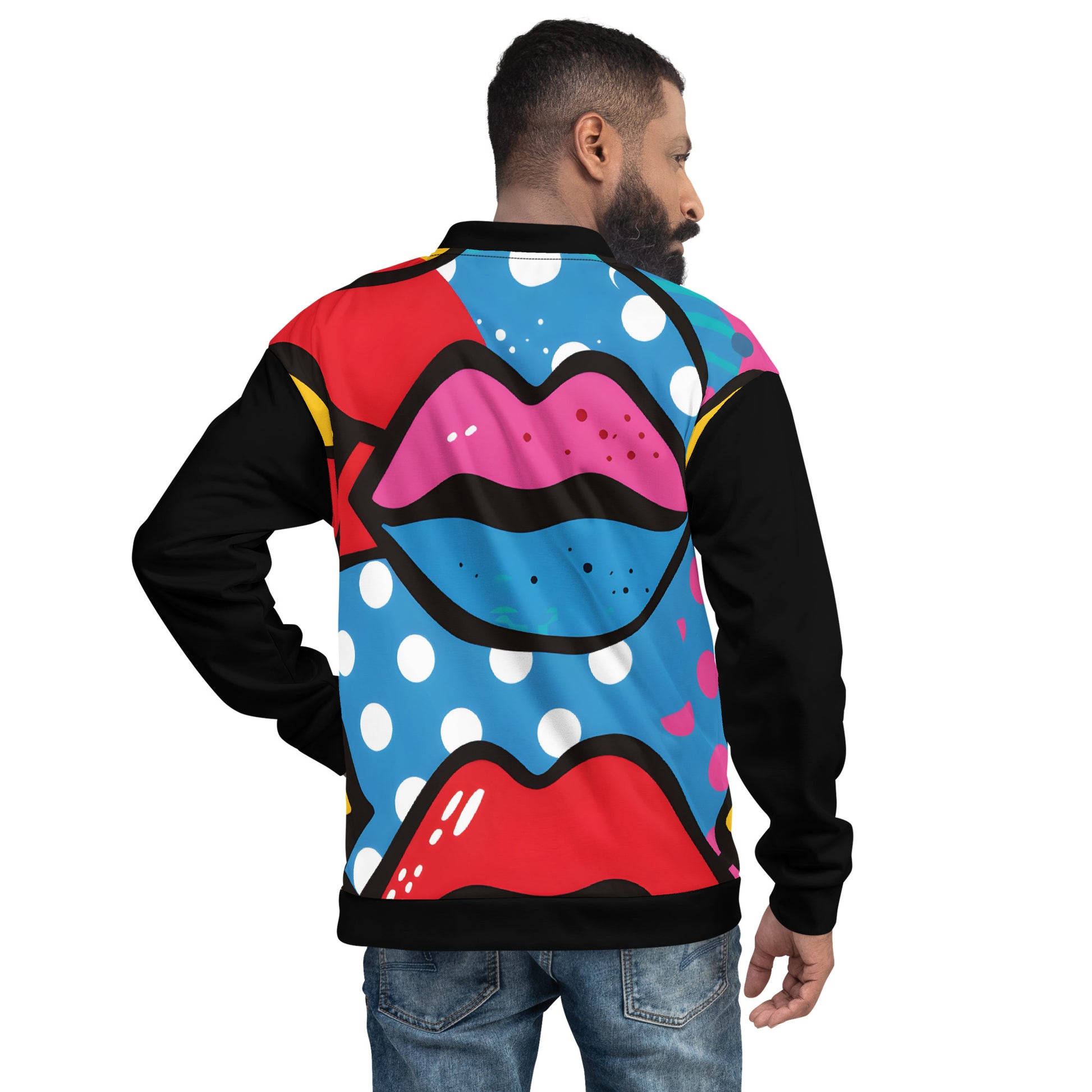 Unisex Bomber Jacket | Pop Art Print 3 Dazz'Up Store