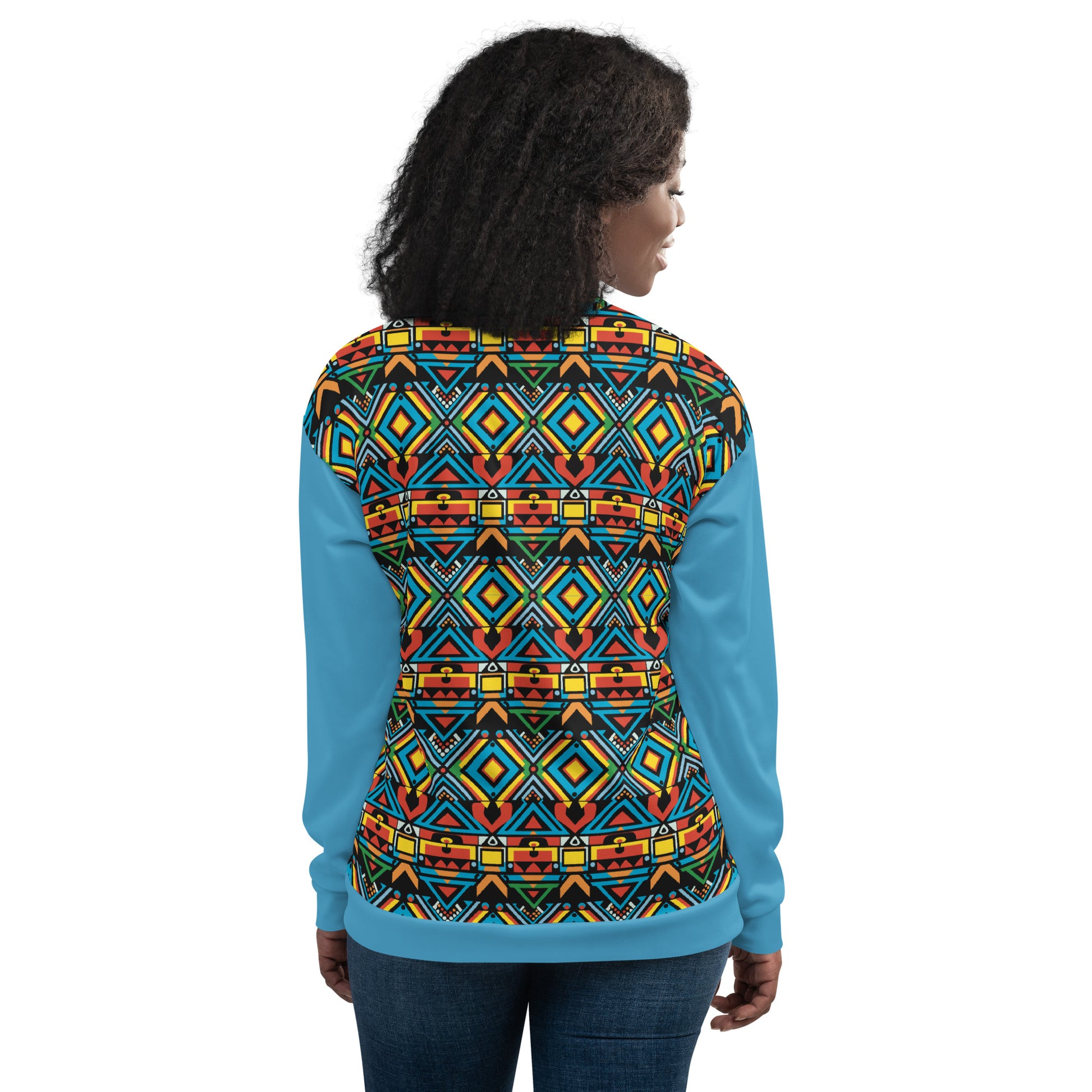 Unisex Jacket | Afro Print Ndebele 16 Dazz'Up Store