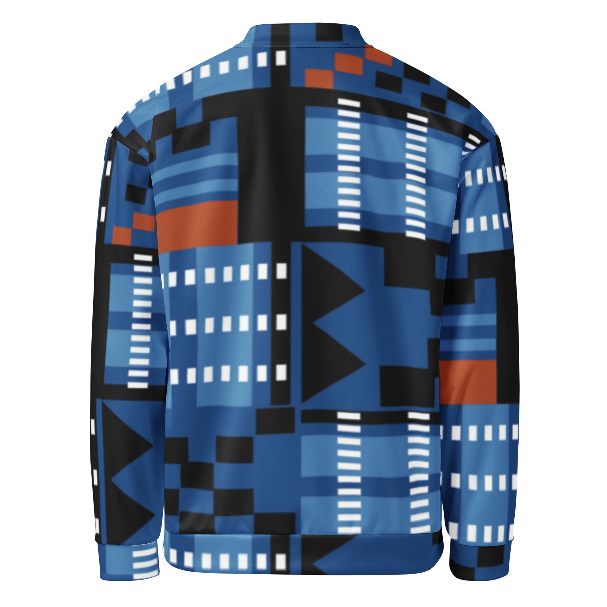 Unisex Jacket | Afro Printe Kente Blue Dazz'Up Store