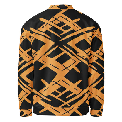 Unisex Jacket | Afro Print Black & Yellow Dazz'Up Store