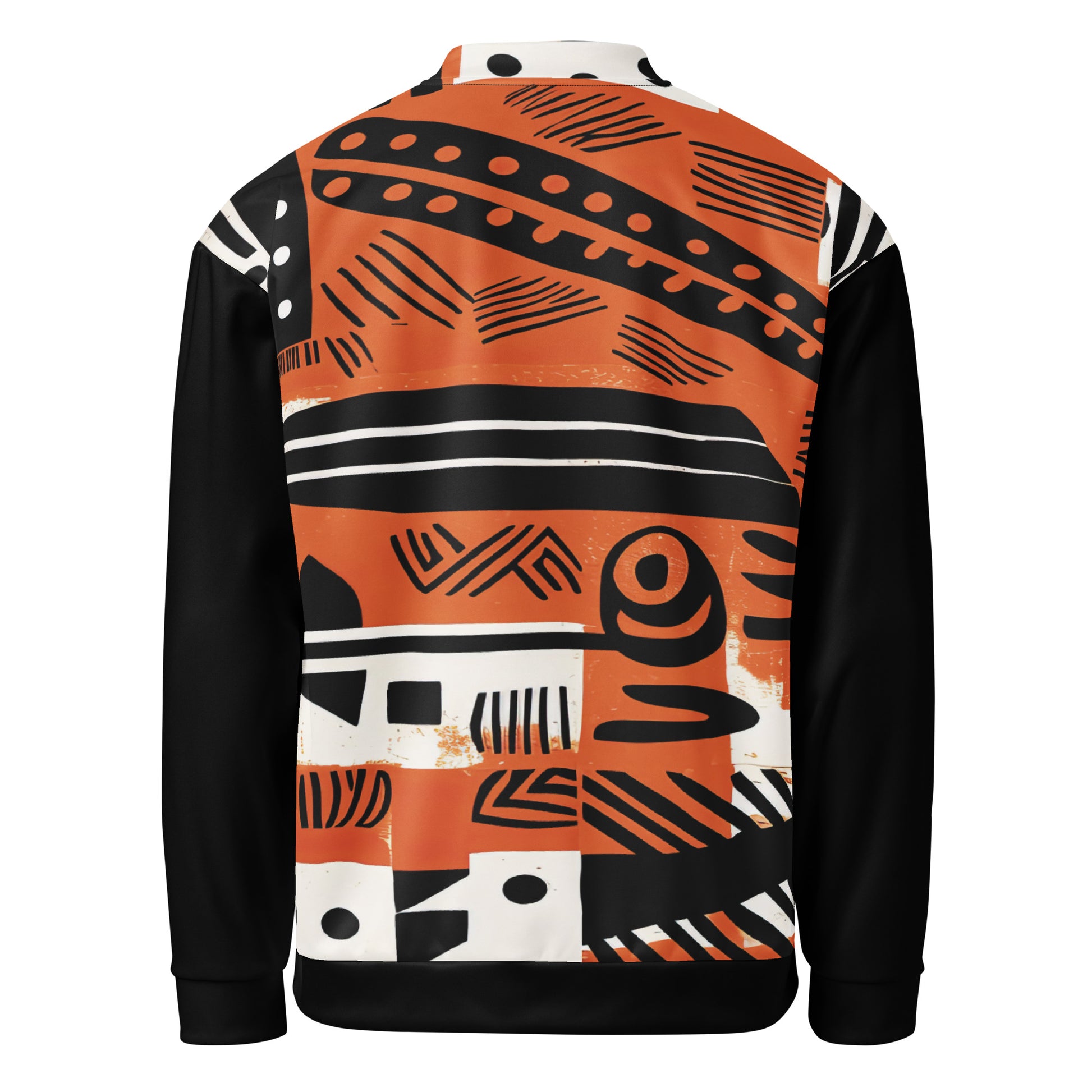 Unisex Jacket | Afro Print Orange/Black Dazz'Up Store