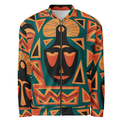 Unisex Bomber Jacket | Afro Print Dazz'Up Store