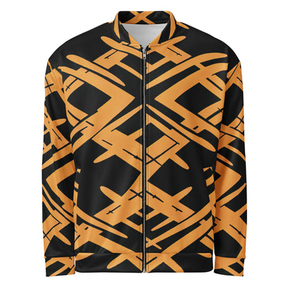 Unisex Jacket | Afro Print Black & Yellow Dazz'Up Store