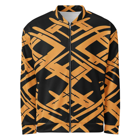 Unisex Jacket | Afro Print Black & Yellow Dazz'Up Store