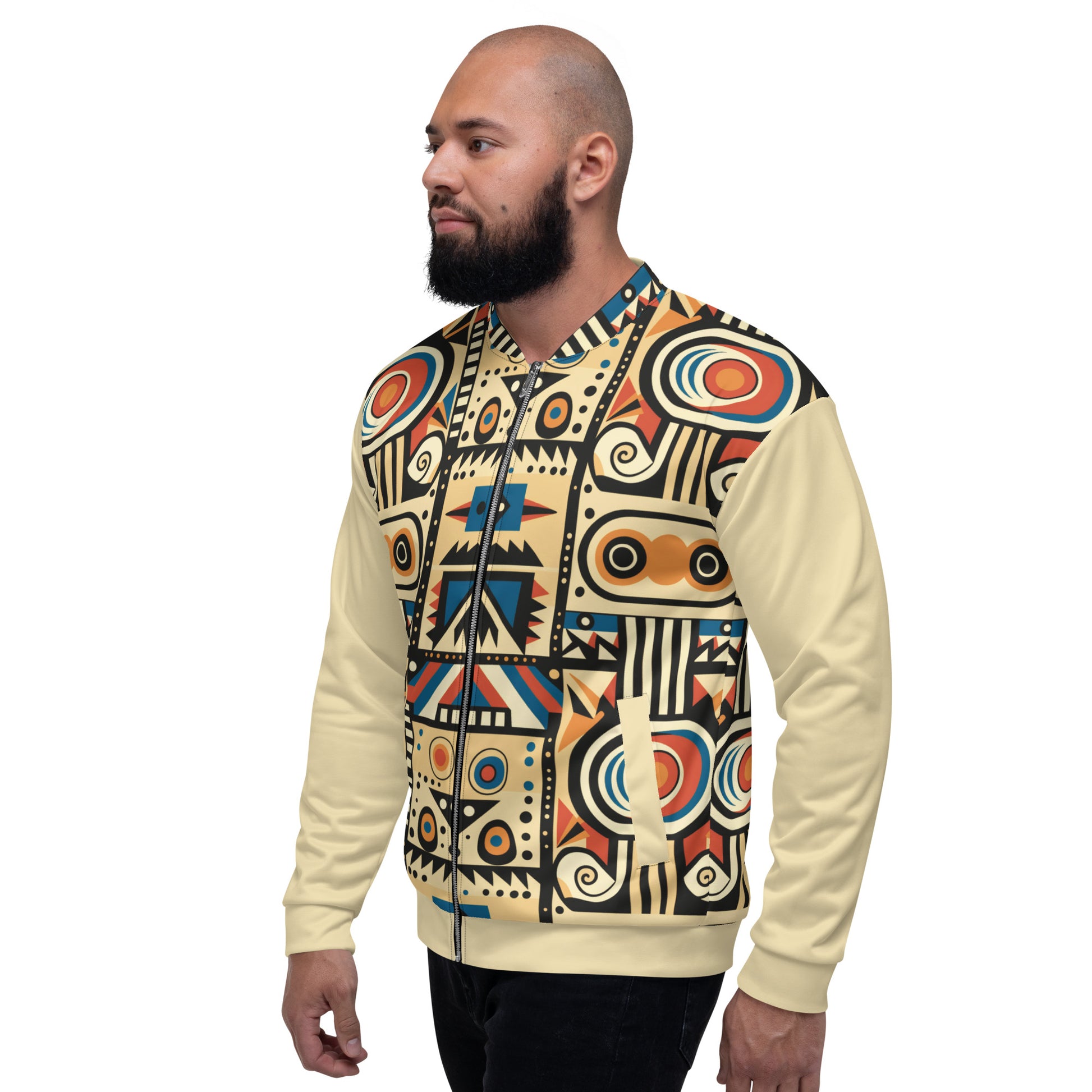 Unisex Bomber Jacket | Afro Print Ndebele Dazz'Up Store