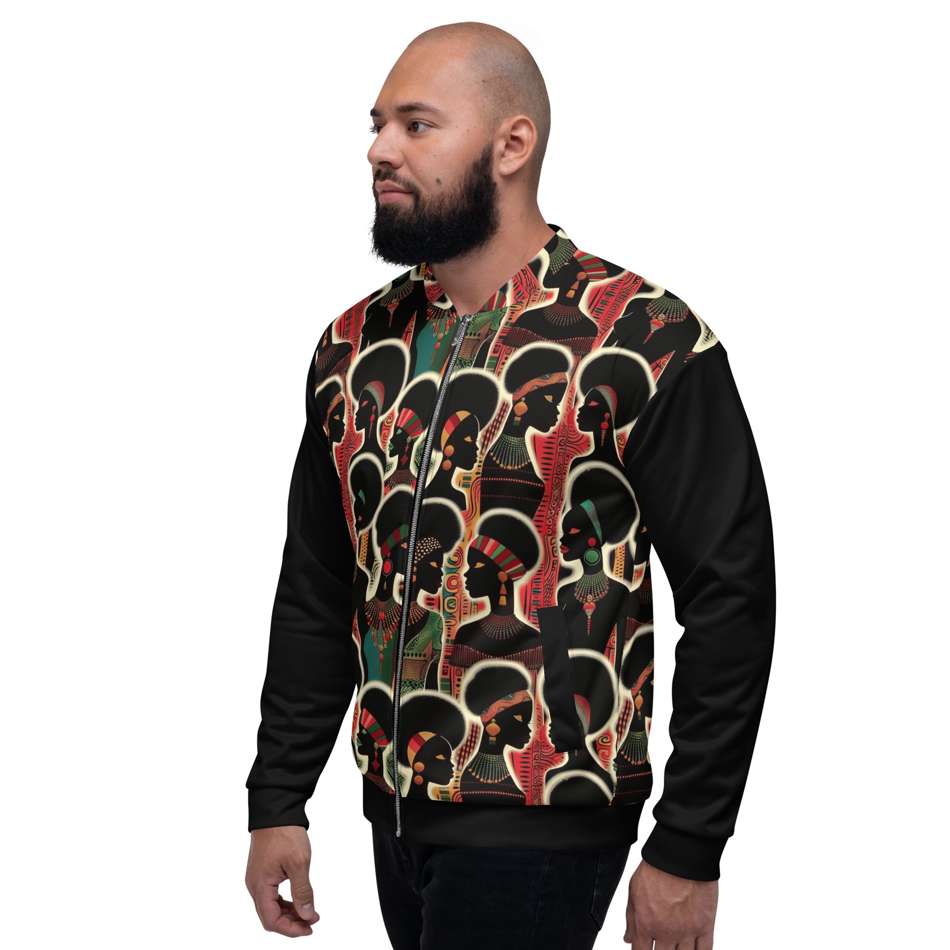 Unisex Bomber Jacket | Afro Elegance 4 Dazz'Up Store