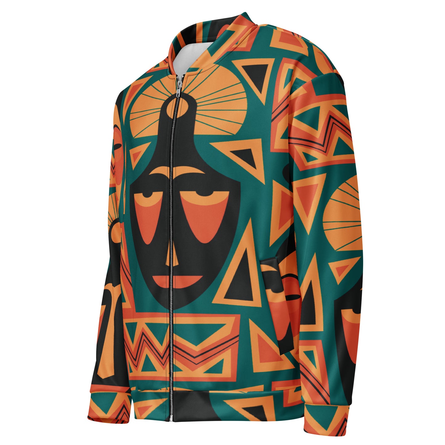 Unisex Bomber Jacket | Afro Print Dazz'Up Store