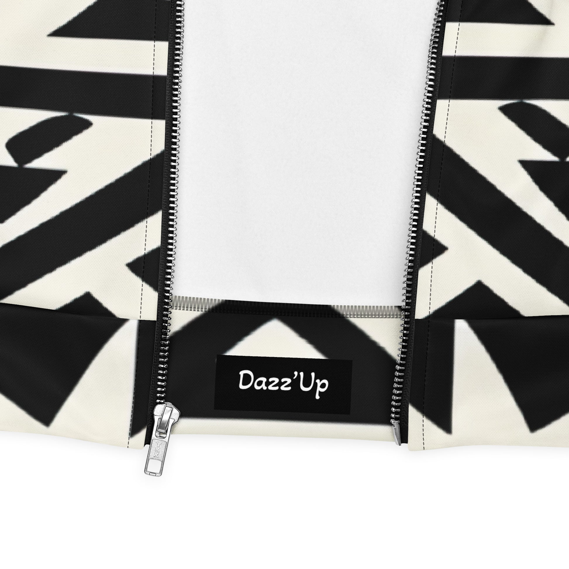 Unisex Bomber Jacket | Black & White Afro print Dazz'Up Store