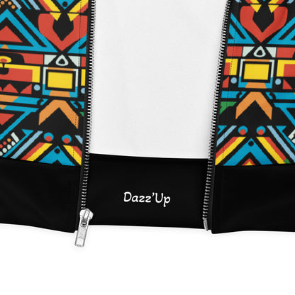 Unisex Jacket | Afro Print Ndebele 16 Dazz'Up Store