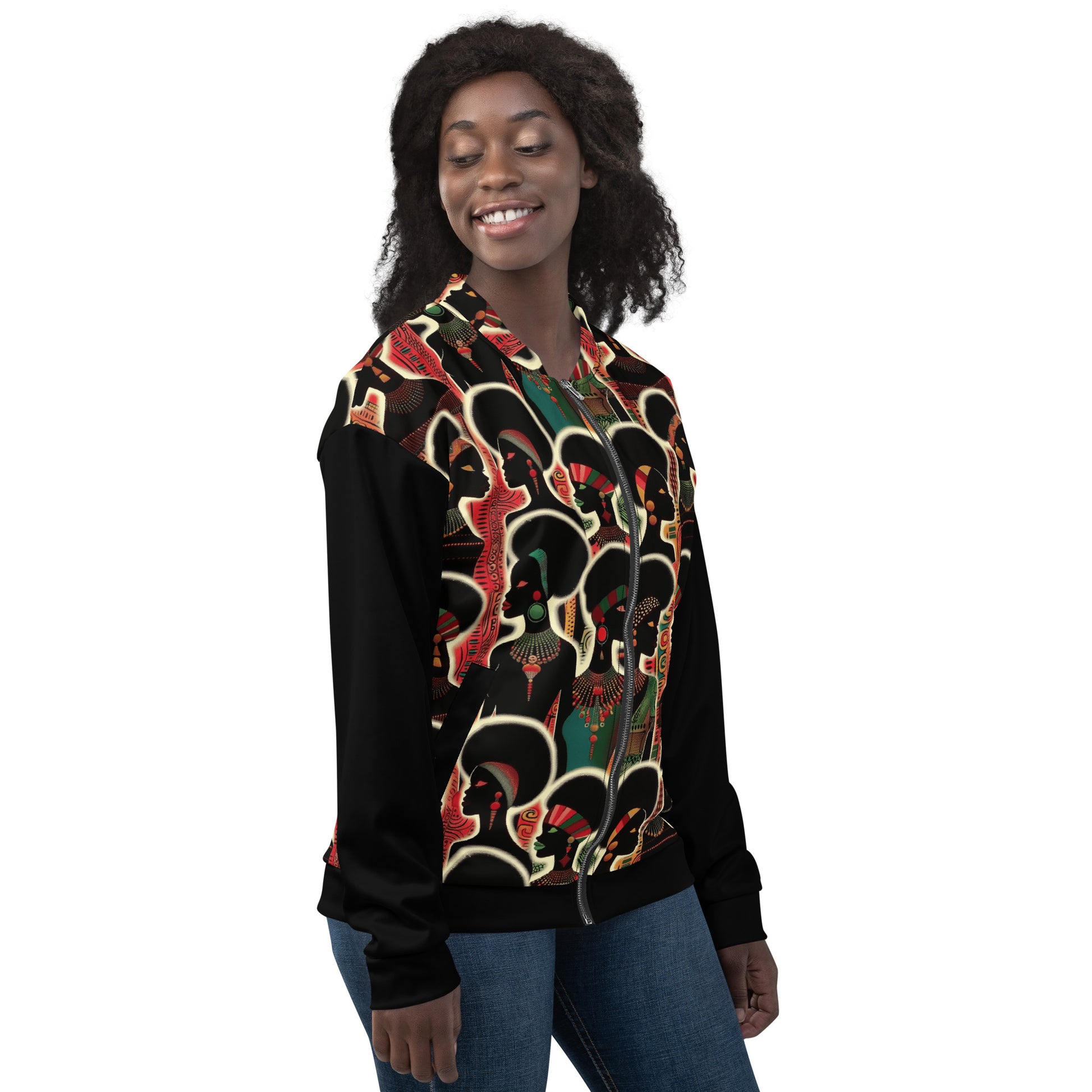 Unisex Bomber Jacket | Afro Elegance 4 Dazz'Up Store