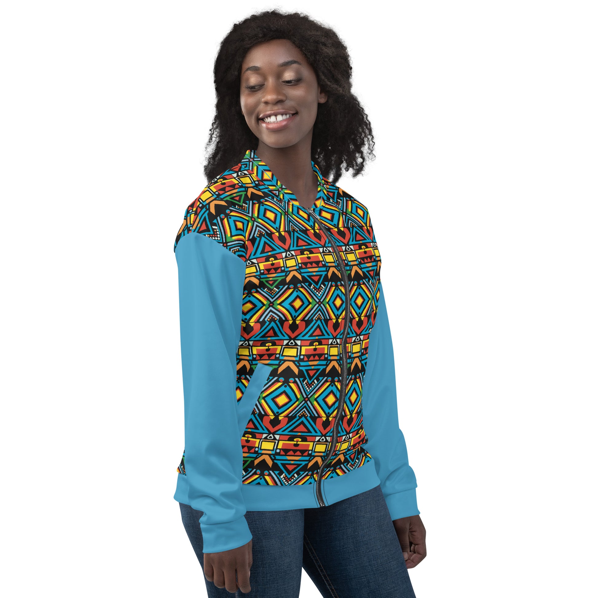 Unisex Jacket | Afro Print Ndebele 16 Dazz'Up Store