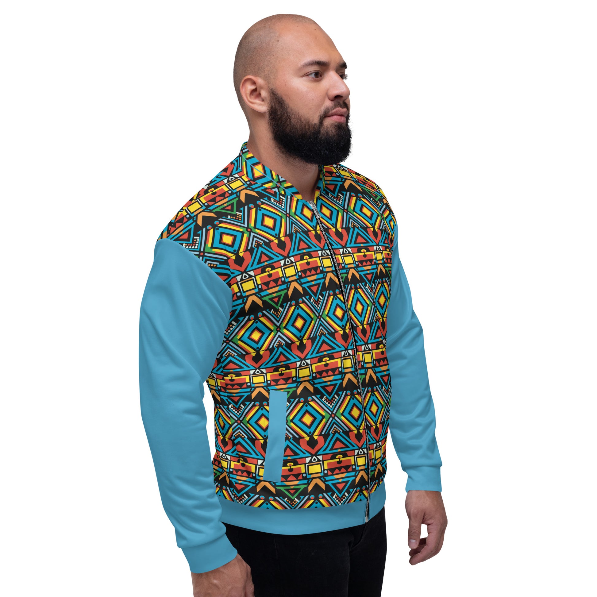 Unisex Jacket | Afro Print Ndebele 16 Dazz'Up Store