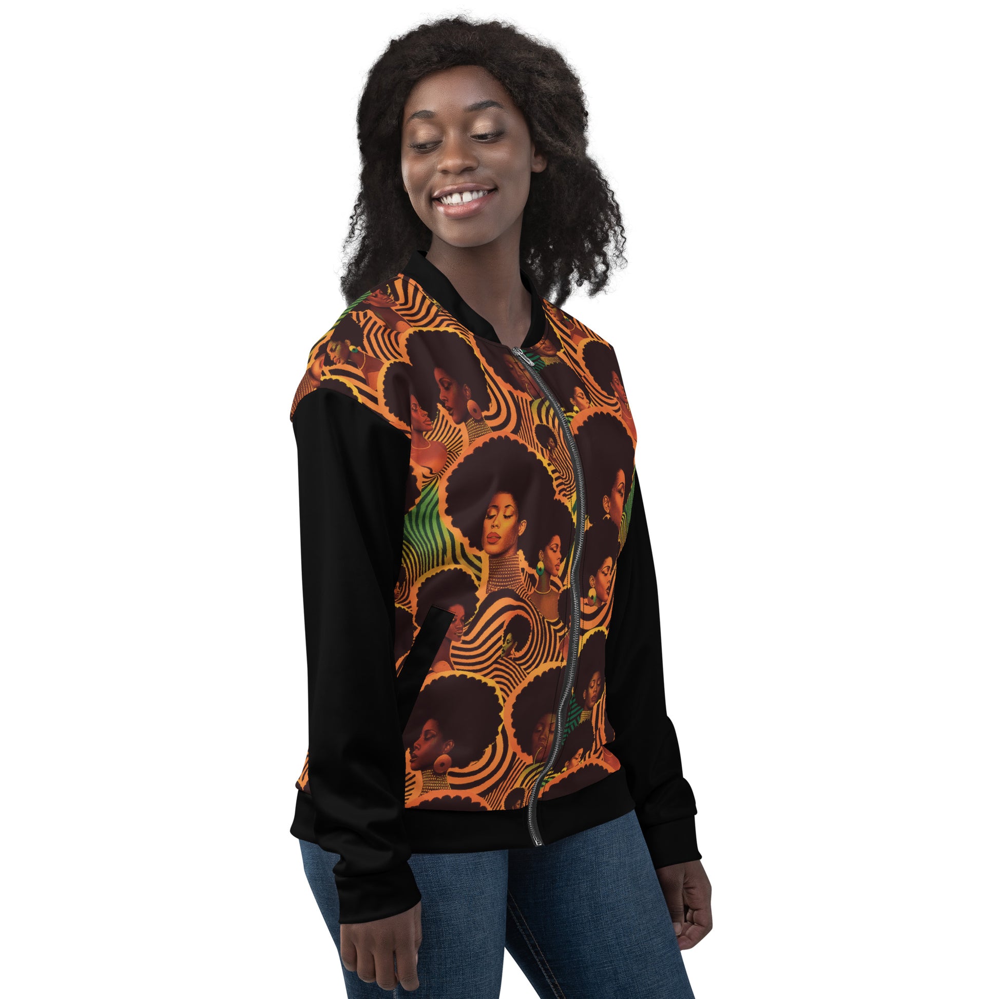 Unisex Jacket | Afro Women Print Dazz'Up Store