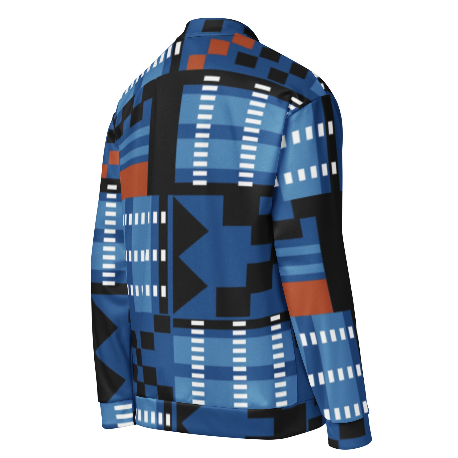 Unisex Jacket | Afro Printe Kente Blue Dazz'Up Store