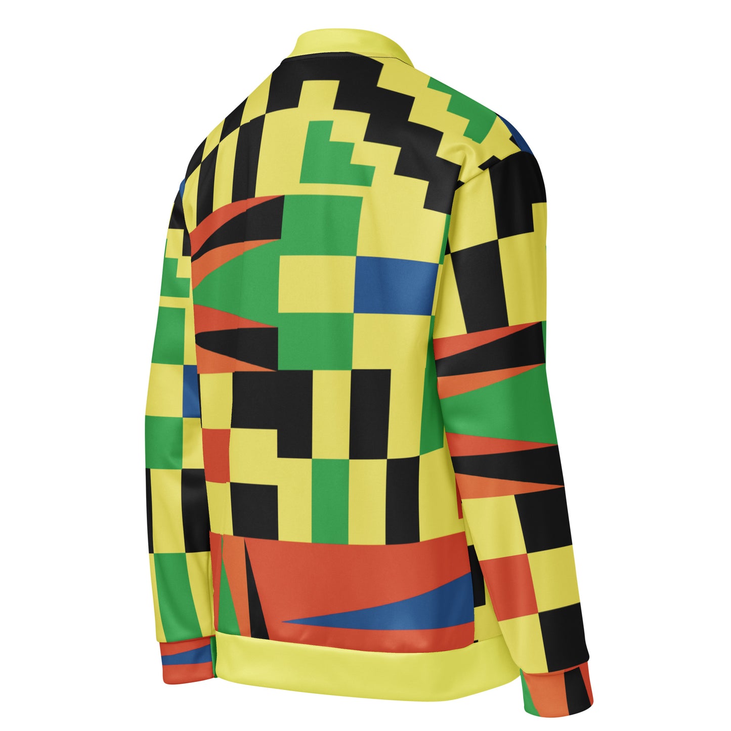 Unisex Jacket | Afro Print Kente Yellow Dazz'Up Store